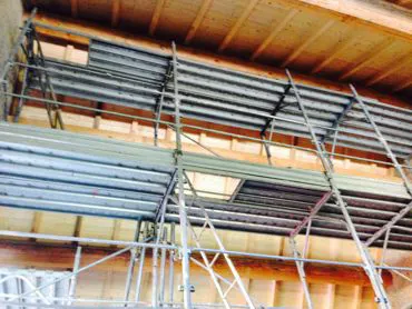 Solaio di copertura in legno